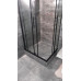 Душова кабіна Aquanil INDIANA 100х100х190 см прозоре скло чорний профіль