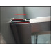 Душова кабіна Aquanil Alonza 90х90х190 чорний профіль - прозоре скло (без піддону)