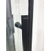 Душова кабіна Veronis INDIANA 100х100х190 см прозоре скло чорний профіль без піддону