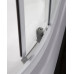 TISZA (AMUR) душова кабіна 90*90*200см, на дрібному піддоні, профіль білий, скло Frizek
