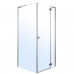 BENITA Right душова кабіна 90*90*190см, квадратна (скло + двері), розпашна, хром, прозрачне