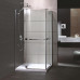 RUBIK душова кабіна 100*100*190см квадратна (скло+двері), розпашні двері, скло прозрачне 8мм